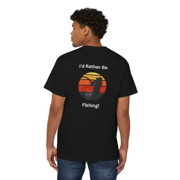 I'd Rather Be Fishing - Pocket T-Shirt - Image 4