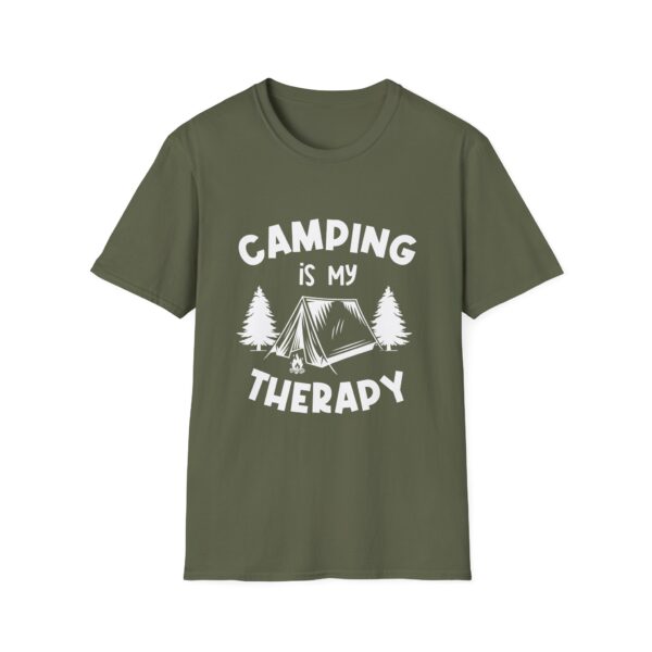 Camping Is My Therapy T-Shirt - Image 4